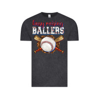 Vintage Black busy raising ballers baseball Vintage Tee - texasbilliewilder