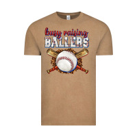Vintage Coffee busy raising ballers baseball Vintage Tee - texasbilliewilder
