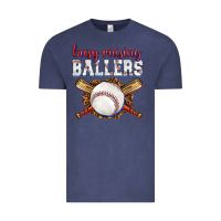 Vintage Denim busy raising ballers baseball Vintage Tee - texasbilliewilder