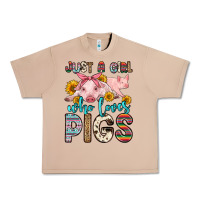 Burro just a girl who loves pigs Urban Heavy Tee - Zillion Design Studio