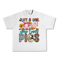 Lunar Rock just a girl who loves pigs Urban Heavy Tee - Zillion Design Studio