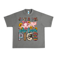 Tornado just a girl who loves pigs Urban Heavy Tee - Zillion Design Studio