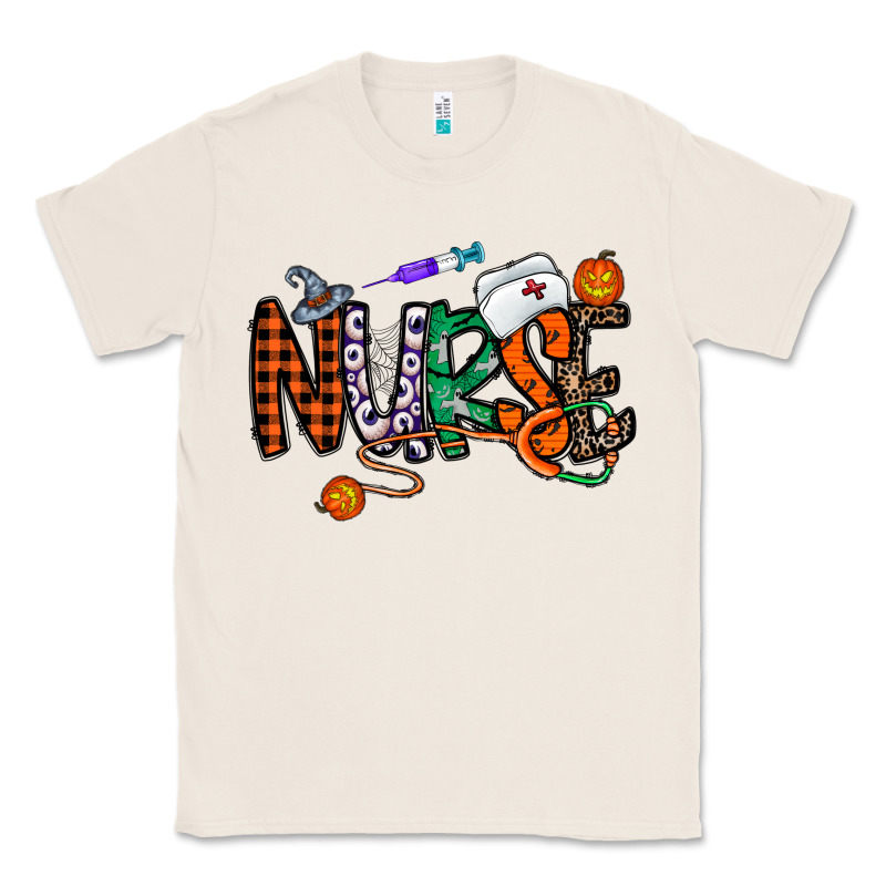 Nurse Halloween Classic Tee by CowhideDigitalArt | Teevron