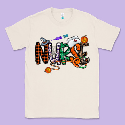 Nurse Halloween Classic Tee Designed By Cowhidedigitalart