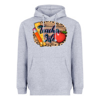 Heather Grey teacher life background 3200x2400 Heavyweight Hoodie - AdoDesignShop