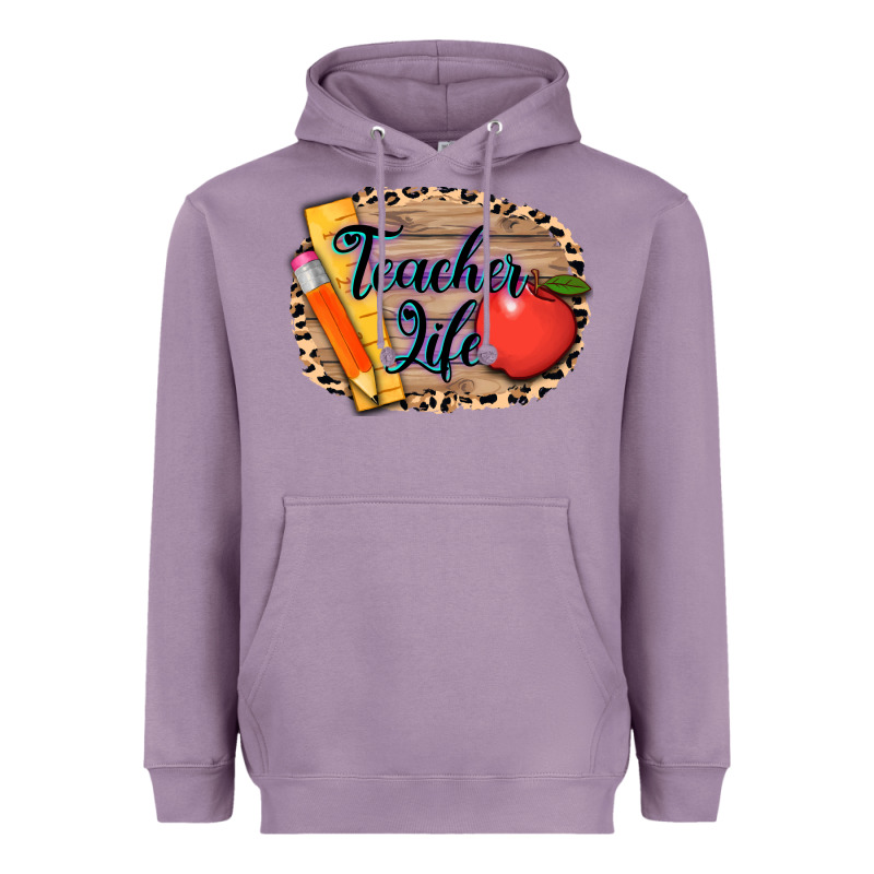 Teacher Life Background 3200x2400 Heavyweight Hoodie by AdoDesignShop | Teevron
