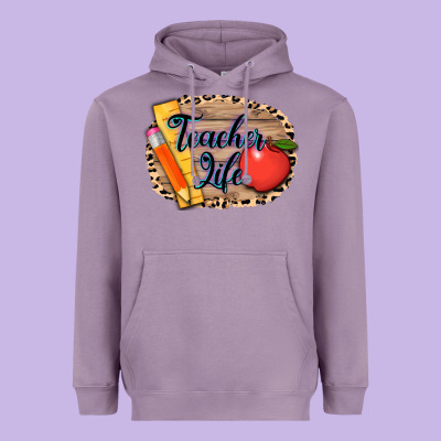 Teacher Life Background 3200x2400 Heavyweight Hoodie Designed By Adodesignshop