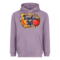 Lavender teacher life background 3200x2400 Heavyweight Hoodie - AdoDesignShop