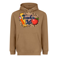 Toasted Coconut teacher life background 3200x2400 Heavyweight Hoodie - AdoDesignShop