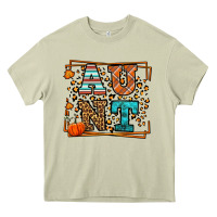 Mossy Autumn Leopard Aunt Heavy Core Tee - LillyAllenDesigns