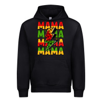 Black mama lightning bolt juneteenth Urban Hoodie - LillyAllenDesigns