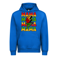Cobalt mama lightning bolt juneteenth Urban Hoodie - LillyAllenDesigns
