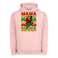 Pigment Salmon mama lightning bolt juneteenth Urban Hoodie - LillyAllenDesigns