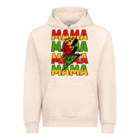 Sandshell mama lightning bolt juneteenth Urban Hoodie - LillyAllenDesigns