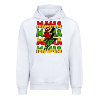 White mama lightning bolt juneteenth Urban Hoodie - LillyAllenDesigns
