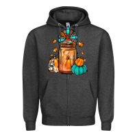 Charcoal Heather thanksgiving coffee Zipper Hoodie - JahusDesignShop