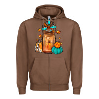 Chestnut thanksgiving coffee Zipper Hoodie - JahusDesignShop