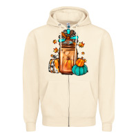 Sandshell thanksgiving coffee Zipper Hoodie - JahusDesignShop