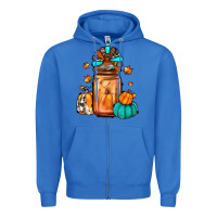 True Royal thanksgiving coffee Zipper Hoodie - JahusDesignShop