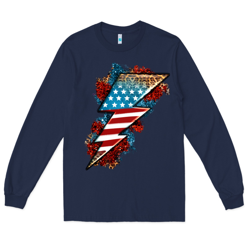 American Lightning Bolt Long Sleeve Tee by Neo Western | Teevron