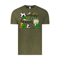 Vintage Olive somebody's loud mouth soccer mama Vintage Tee - Zillion Design Studio