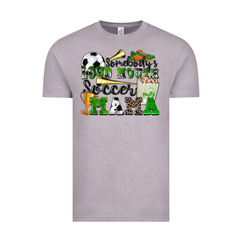 Somebody's Loud Mouth Soccer Mama Vintage Tee by Zillion Design Studio | Teevron