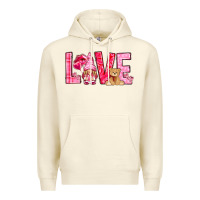Sandshell love with gnome Premium Hoodie - NancyCooperArtShop