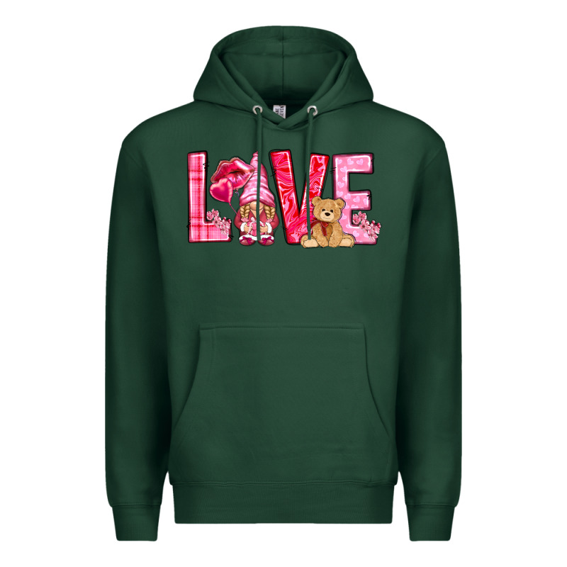 Love With Gnome Premium Hoodie by NancyCooperArtShop | Teevron