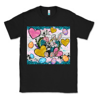 Black Easter hearts Cowhide tumbler Easter Day Classic Tee - Neo Western