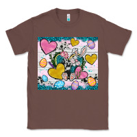 Chestnut Easter hearts Cowhide tumbler Easter Day Classic Tee - Neo Western