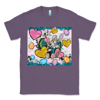 Lavender Easter hearts Cowhide tumbler Easter Day Classic Tee - Neo Western