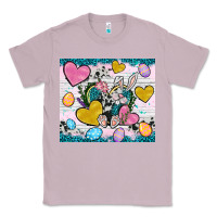 Lilac Easter hearts Cowhide tumbler Easter Day Classic Tee - Neo Western