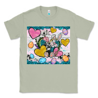 Matcha Easter hearts Cowhide tumbler Easter Day Classic Tee - Neo Western