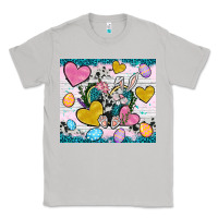 Moon Dust Easter hearts Cowhide tumbler Easter Day Classic Tee - Neo Western