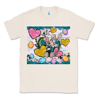 Natural Easter hearts Cowhide tumbler Easter Day Classic Tee - Neo Western