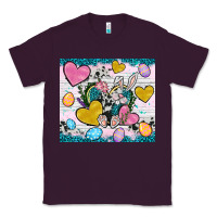 Easter Hearts Cowhide Tumbler Easter Day Classic Tee | Teevron