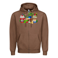 Chestnut dominican republic coffee cups Zipper Hoodie - AdoDesignShop