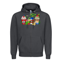 Smoke dominican republic coffee cups Zipper Hoodie - AdoDesignShop