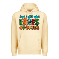 Pina Colada just a girl who loves cookies Premium Hoodie - AdoDesignShop