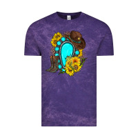Cloud Purple western turquoise gemstone Vintage Tee - Zillion Design Studio