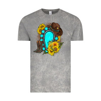 Cloud Rock western turquoise gemstone Vintage Tee - Zillion Design Studio