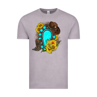 Vintage Zinc western turquoise gemstone Vintage Tee - Zillion Design Studio