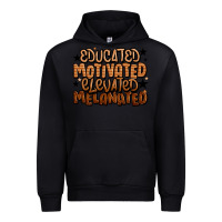 Black educated motivated elevated melanated Urban Hoodie - LillyAllenDesigns