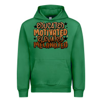 Emerald educated motivated elevated melanated Urban Hoodie - LillyAllenDesigns