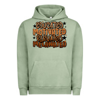Pigment Oil Green educated motivated elevated melanated Urban Hoodie - LillyAllenDesigns