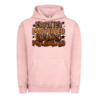 Pigment Salmon educated motivated elevated melanated Urban Hoodie - LillyAllenDesigns