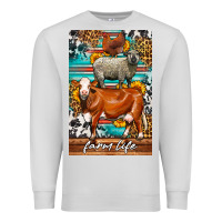 Dove Grey Western Farm Life Premium Sweatshirt - LillyAllenDesigns
