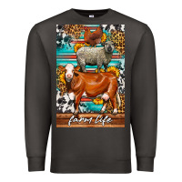 Smoke Western Farm Life Premium Sweatshirt - LillyAllenDesigns