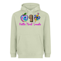 Matcha hello first grade tie dye 3200x2400 Heavyweight Hoodie - AdoDesignShop