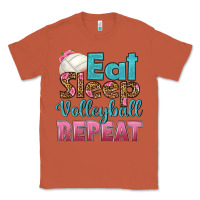 Copper eat sleep volleyball repeat Classic Tee - HRA Design Shop